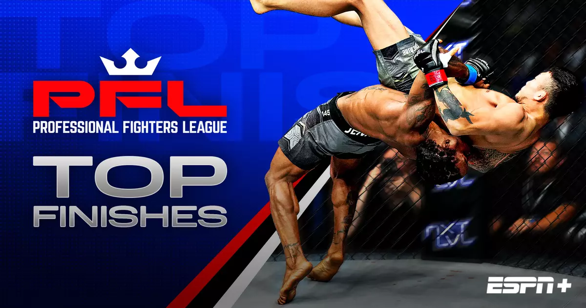 PFL 2022 Top Finishes