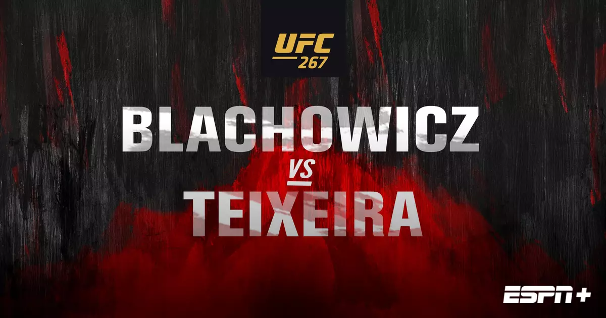 UFC 267: Blachowicz vs. Teixeira