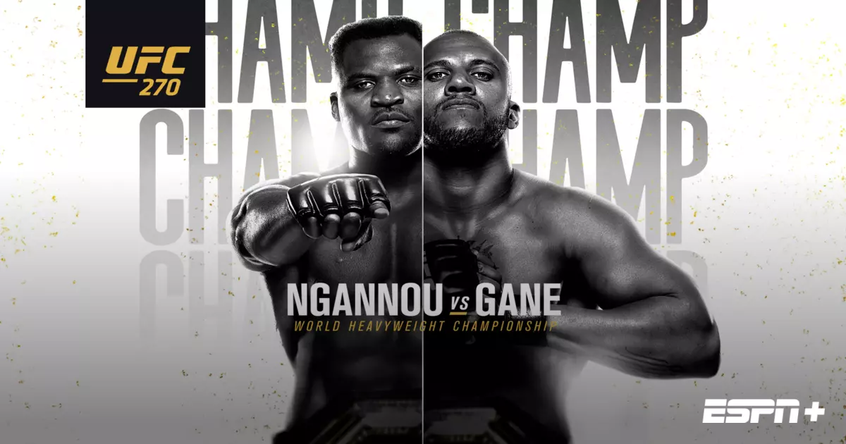 UFC 270: Ngannou vs. Gane