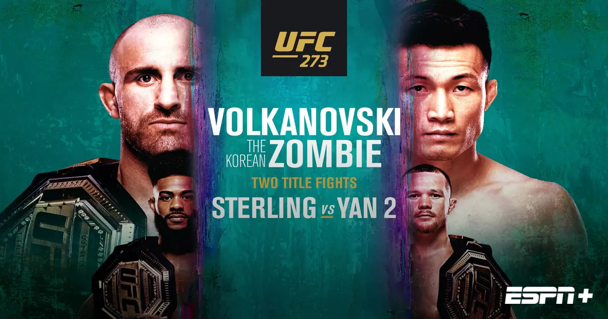 UFC 273: Volkanovski vs. The Korean Zombie