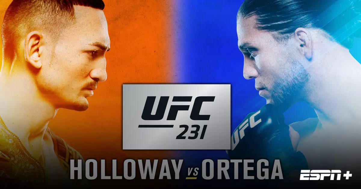 UFC 231: Holloway vs. Ortega