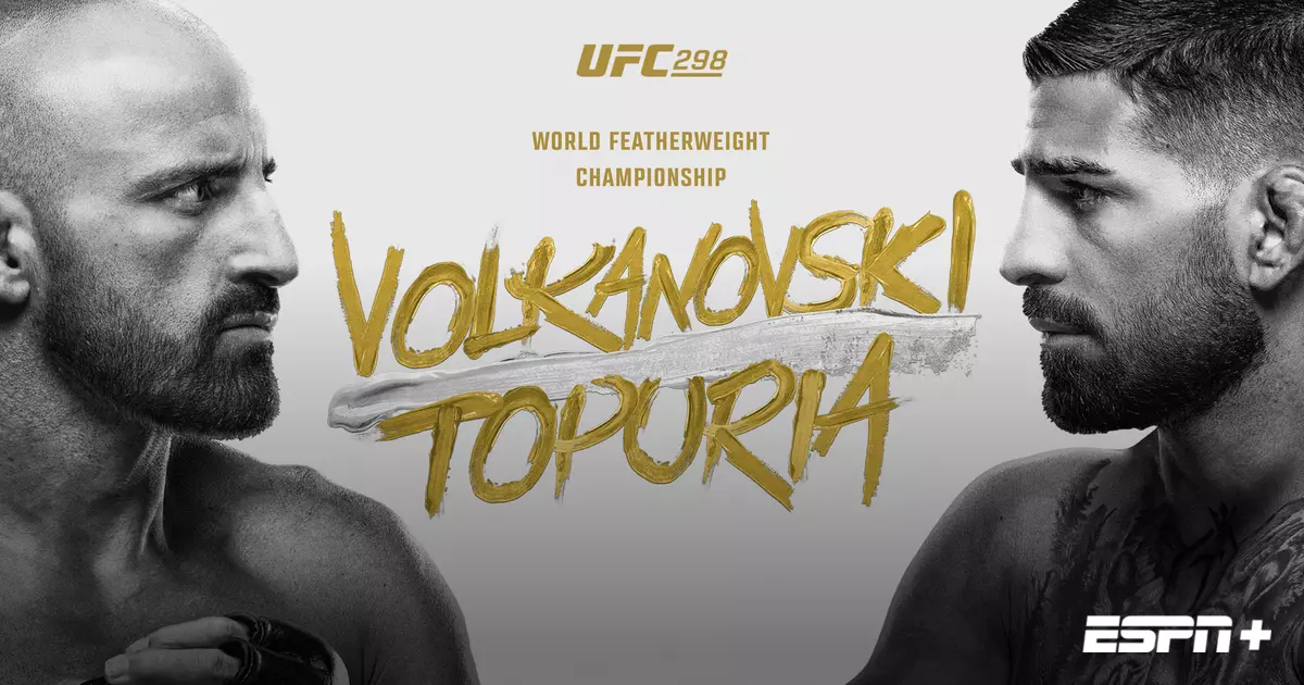 UFC 298: Volkanovski vs. Topuria