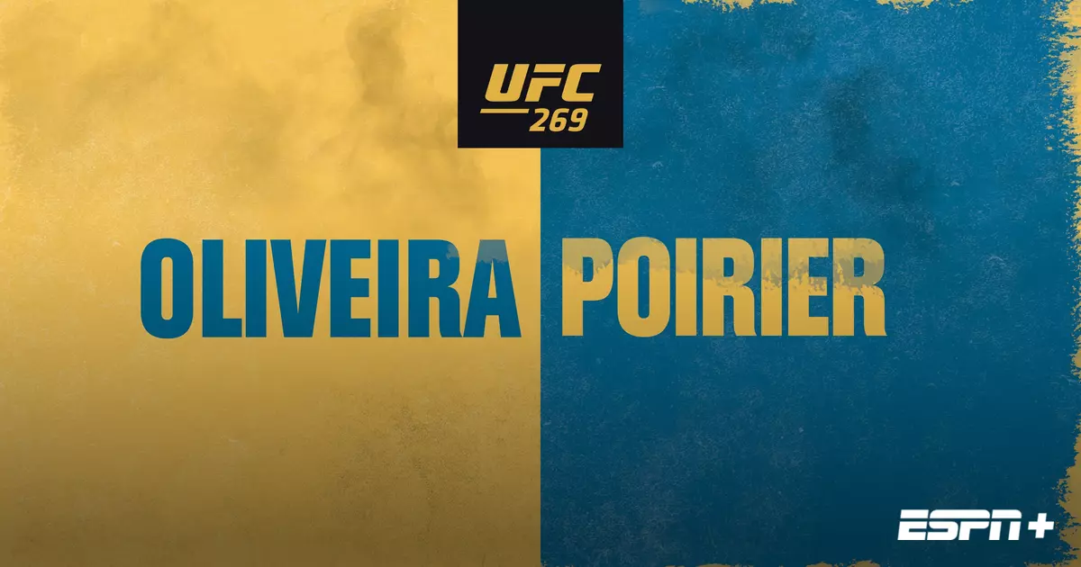 UFC 269: Oliveira vs Poirier