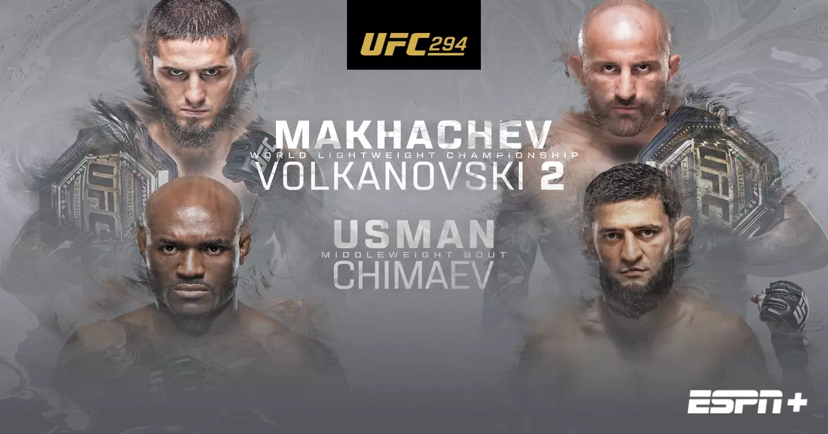 UFC 294: Makhachev vs. Volkanovski 2