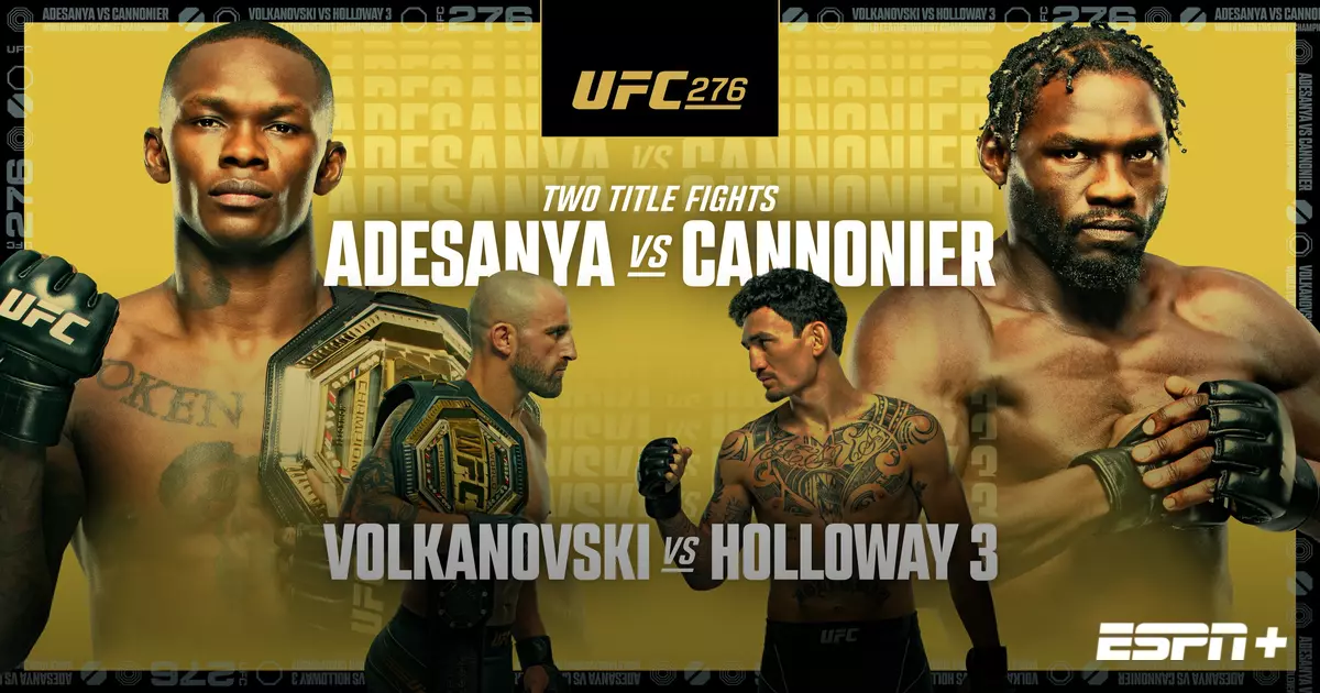 UFC 276: Adesanya vs. Cannonier