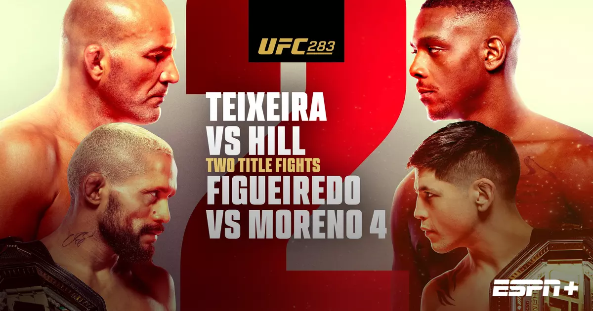 UFC 283: Teixeira vs Hill