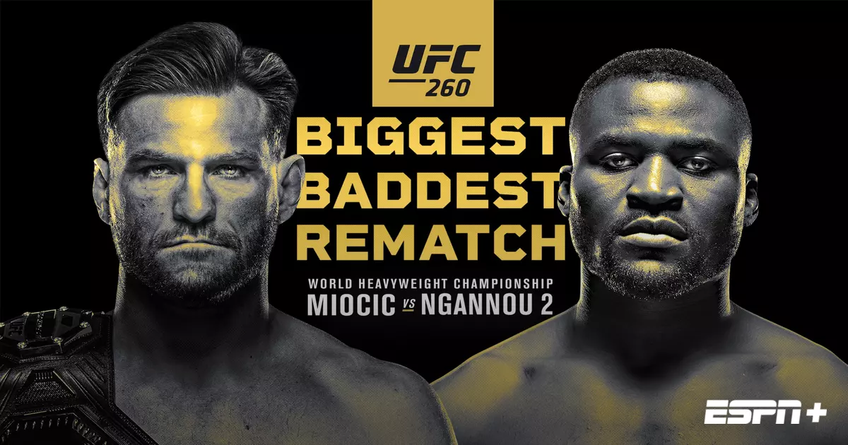 UFC 260: Miocic vs Ngannou 2